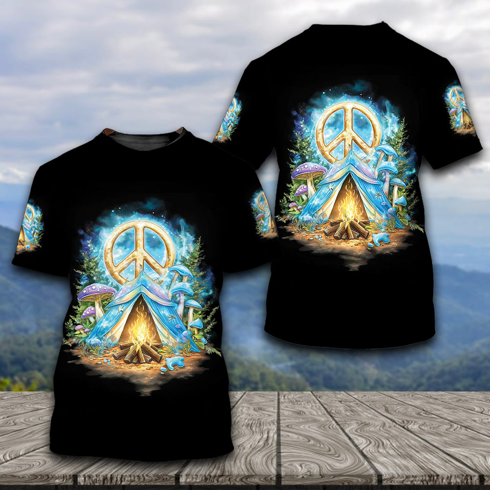 Peace Life Camper All Over Print Shirt