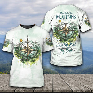 Into The Mountains I Go All Over Print Shirt