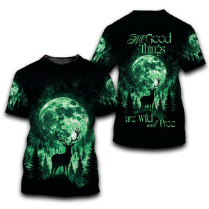 All Good Things Are Wild And Free All Over Print Shirt