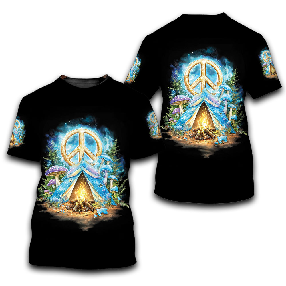 Peace Life Camper All Over Print Shirt