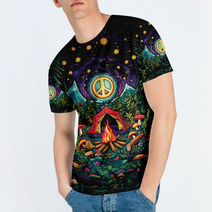 Campfire Peace Life All Over Print Shirt