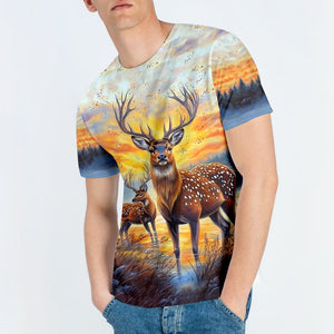 Deers In The Wild All Over Print Shirt