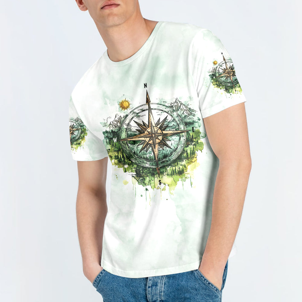 Into The Mountains I Go All Over Print Shirt