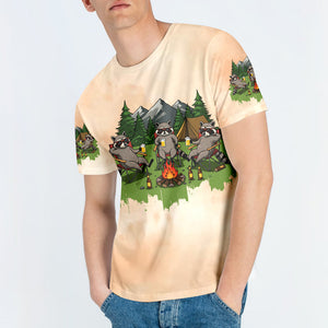 My Drinking Friends Have A Camping Problems All Over Print Shirt