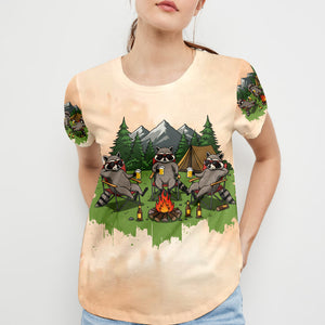 My Drinking Friends Have A Camping Problems All Over Print Shirt