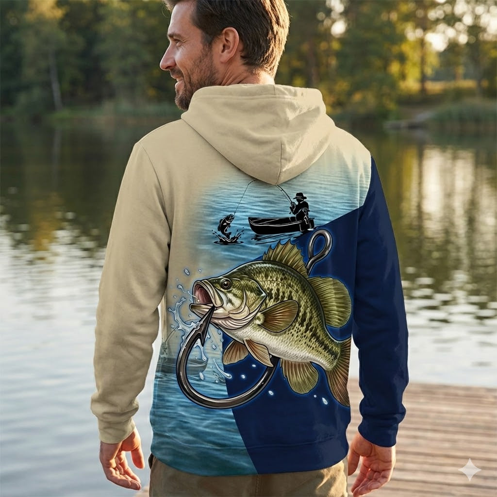 Bass Fishing All Over Print Shirt