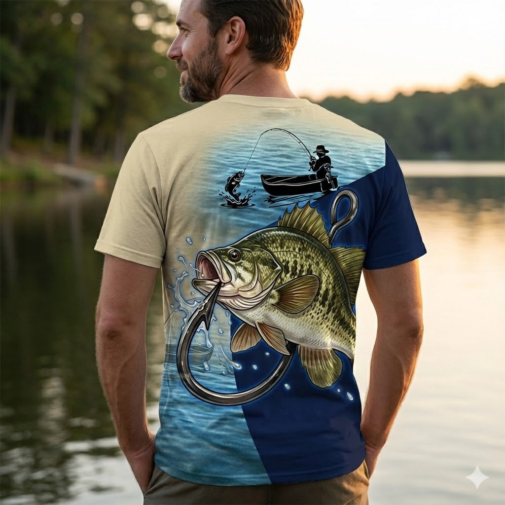Bass Fishing All Over Print Shirt