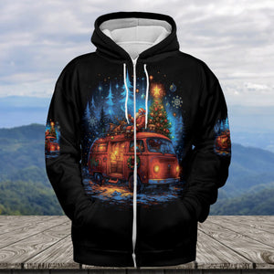Camping Night Christmas Wonderful All Over Print Shirt