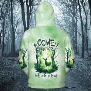 Come To The Woods For Here Is Rest All Over Print Shirt