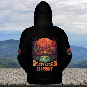 Upside-Down Haunted Camping All Over Print Shirt