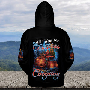 Camping Night Christmas Wonderful All Over Print Shirt