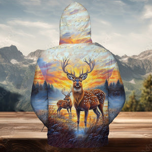 Deers In The Wild All Over Print Shirt