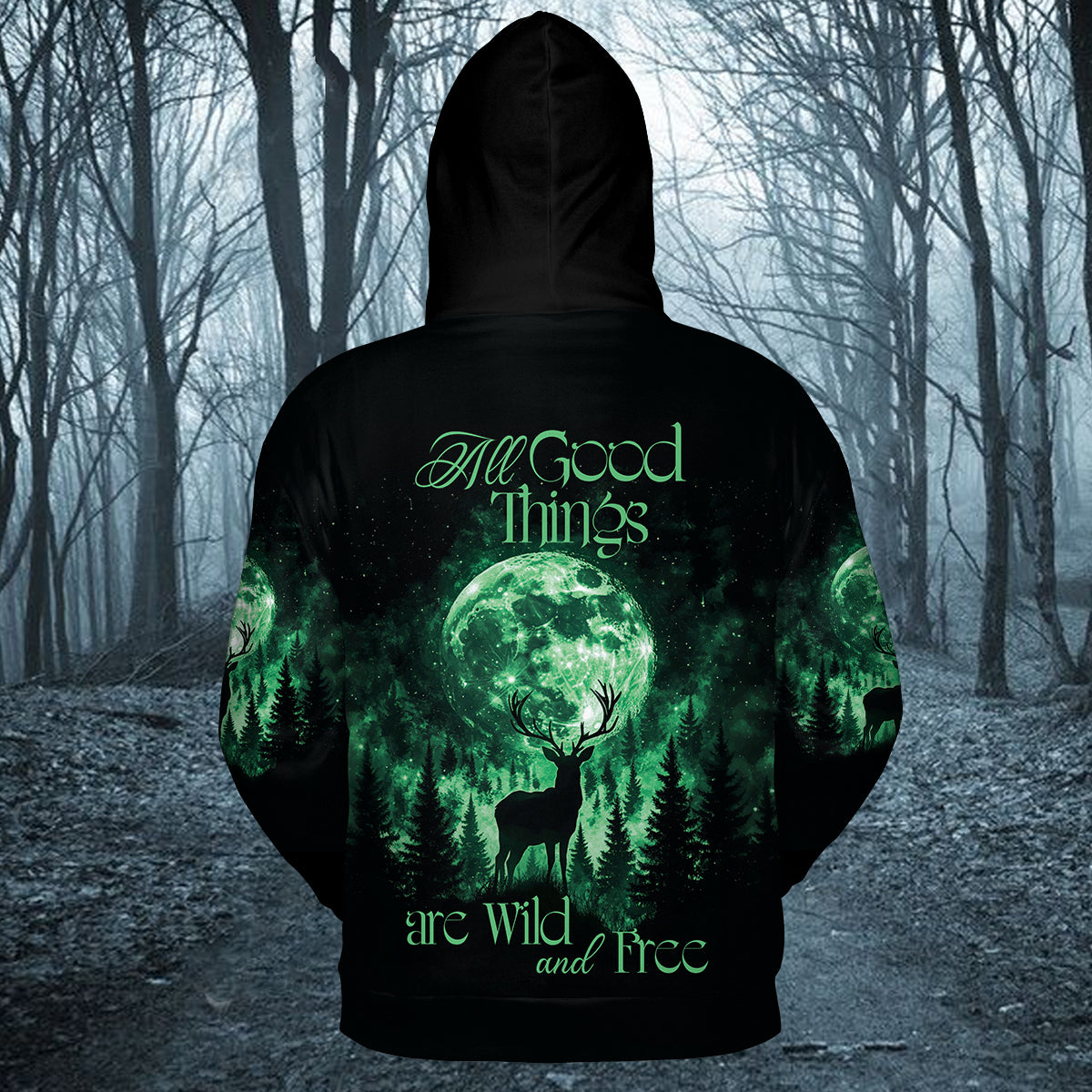 All Good Things Are Wild And Free All Over Print Shirt