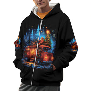 Camping Night Christmas Wonderful All Over Print Shirt