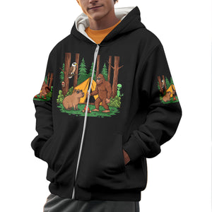 You Don't have To Be Crazy To Camp With Us All Over Print Shirt