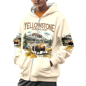 Vintage Yellowstone National Park All Over Print Shirt