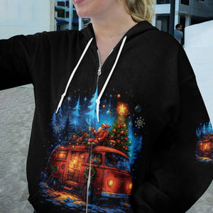 Camping Night Christmas Wonderful All Over Print Shirt