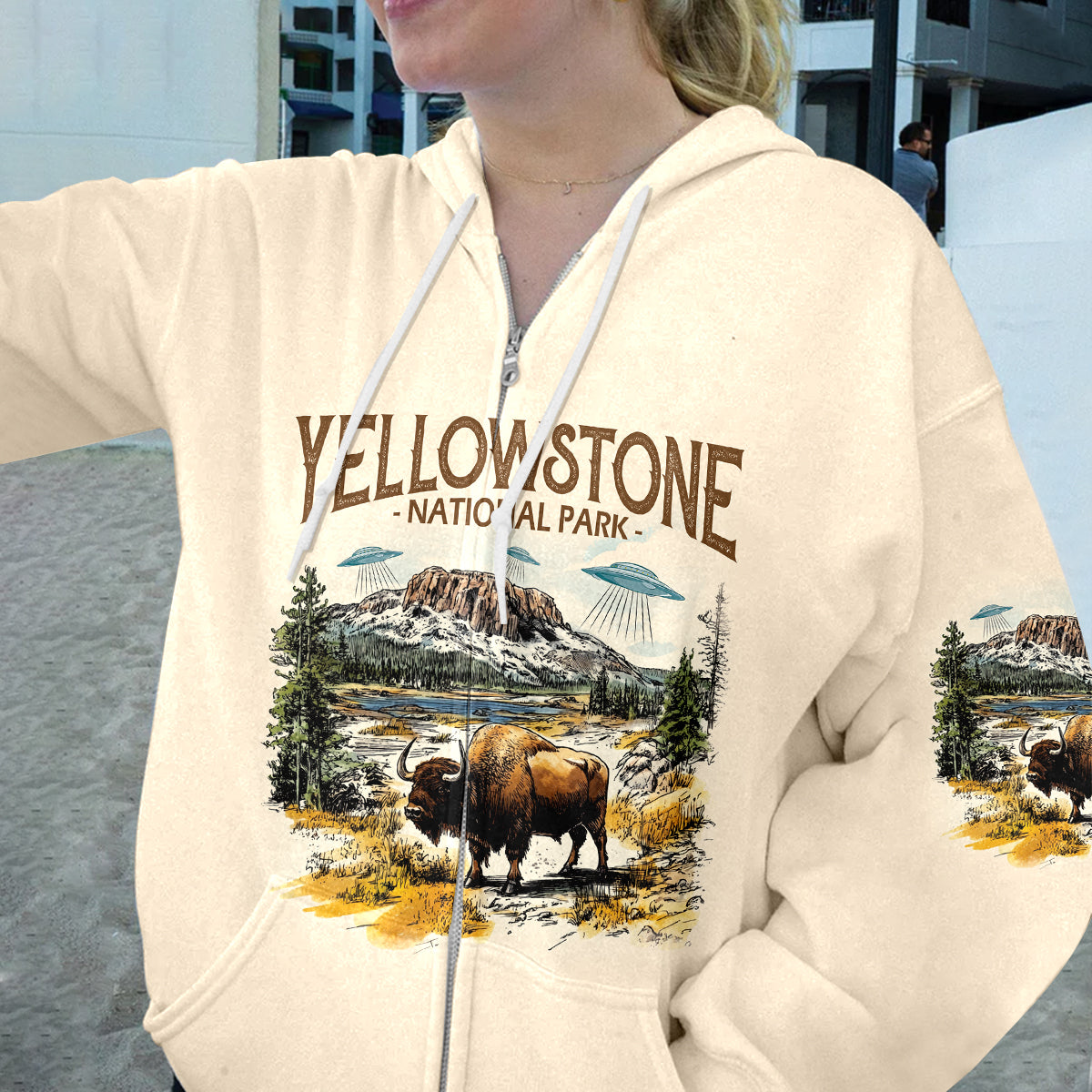 Vintage Yellowstone National Park All Over Print Shirt