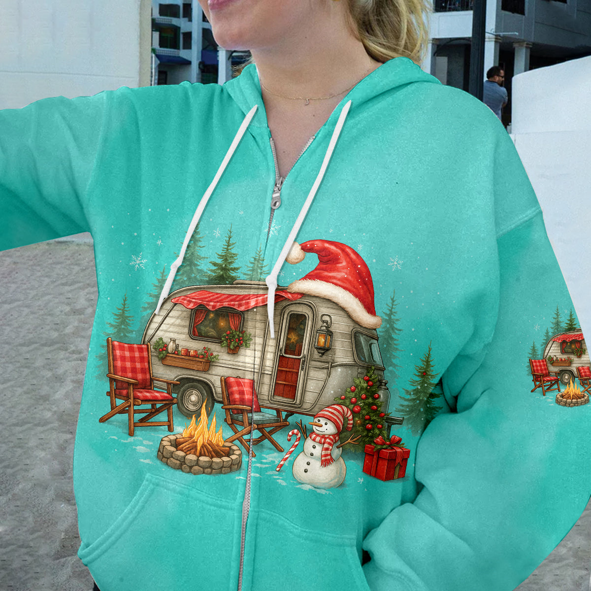 All I Want For Christmas Is Camping All Over Print Shirt