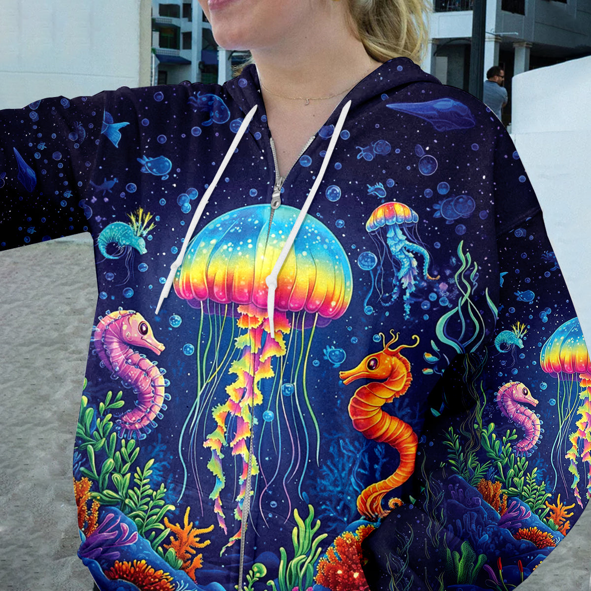 Saltwater Heals Everything Jellyfish All Over Print Shirt