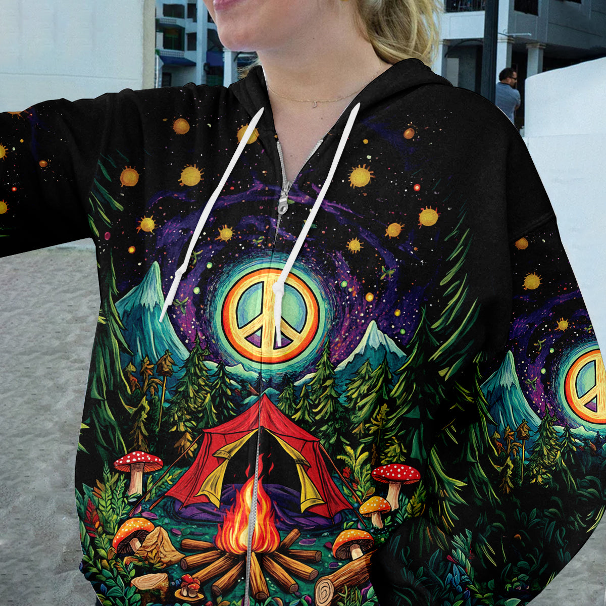Campfire Peace Life All Over Print Shirt