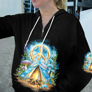 Peace Life Camper All Over Print Shirt