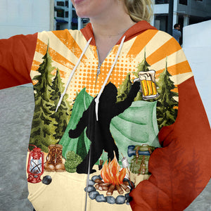 It's Always Beer O'clock At The Campsite All Over Print Shirt