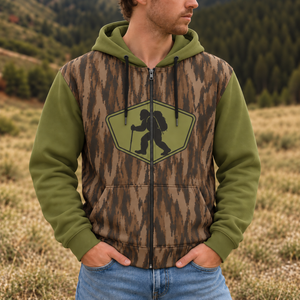 Bigfoot Hiking Funny Camo All Over Print