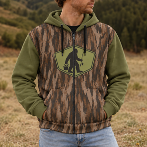 Bigfoot Fishing Camo All Over Print